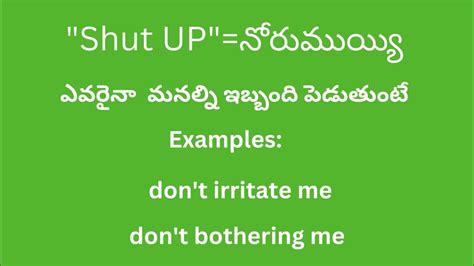 shut off meaning in telugu