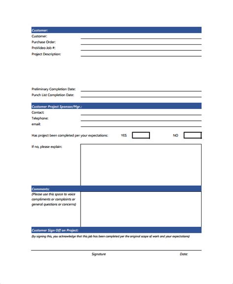 sign off document example word
