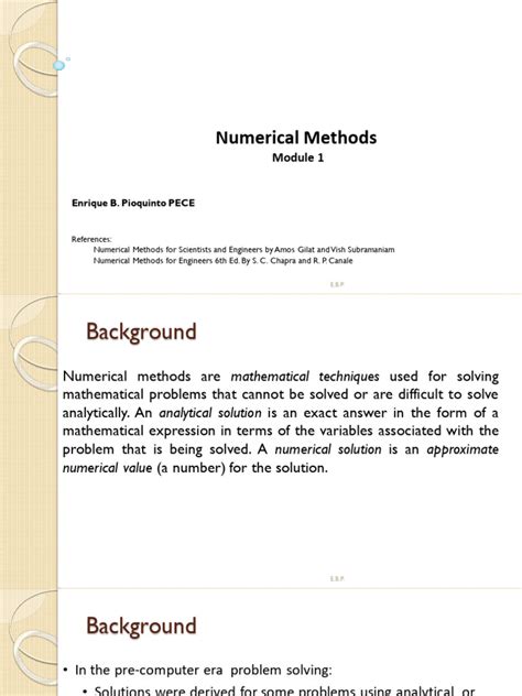 significant figures in numerical methods