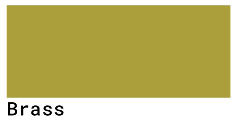 silica brass color code