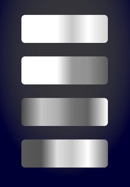 silver gradient color code generator