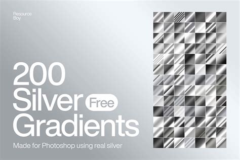 silver gradient color code photoshop