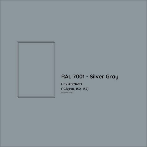 silver grey colour ral code