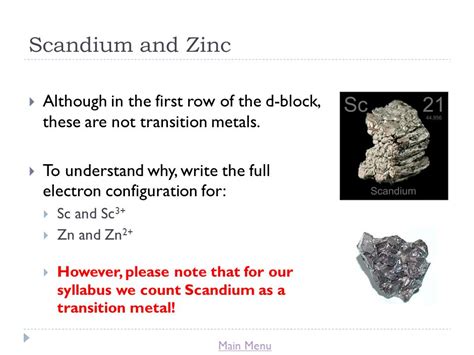 silver is transition metal but zinc is not explain why