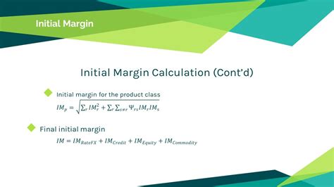 simm initial margin calculation example
