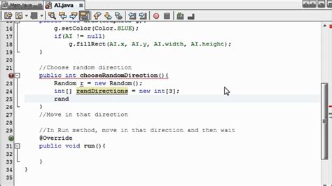simple ai code in java