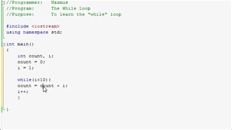 simple c program using while loop