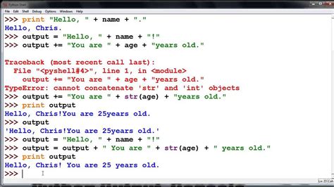 simple code in python to display your name
