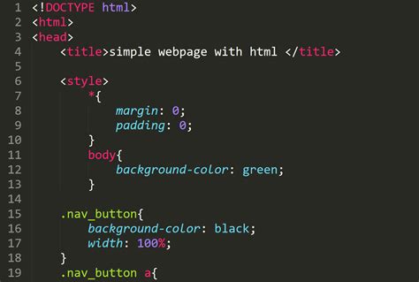 simple css code for website