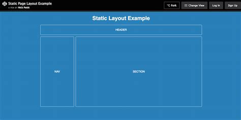 simple css layout examples