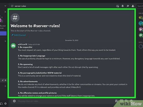 simple discord rules copy and paste
