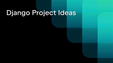 simple django project ideas