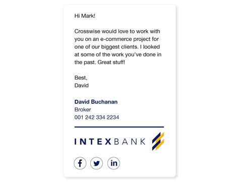 simple email signature examples
