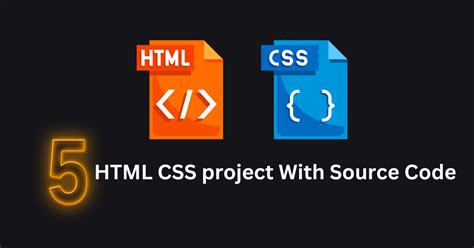 simple html css projects with source code github