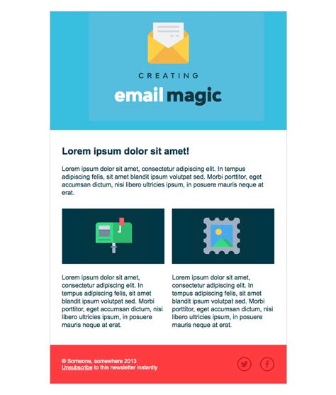 simple html email code