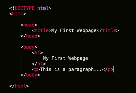 simple html web page examples with source code