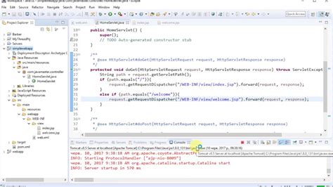 simple java web application example