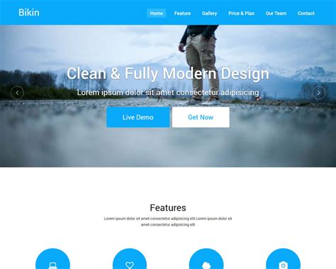 simple landing page examples