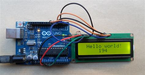 simple lcd code arduino