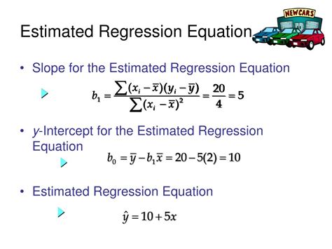 simple linear regression analysis formula