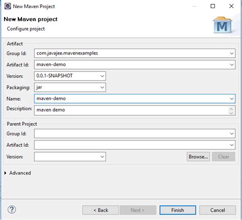 simple maven java project example