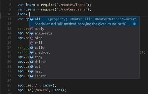 simple nodejs app example