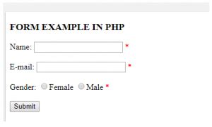 simple php form example