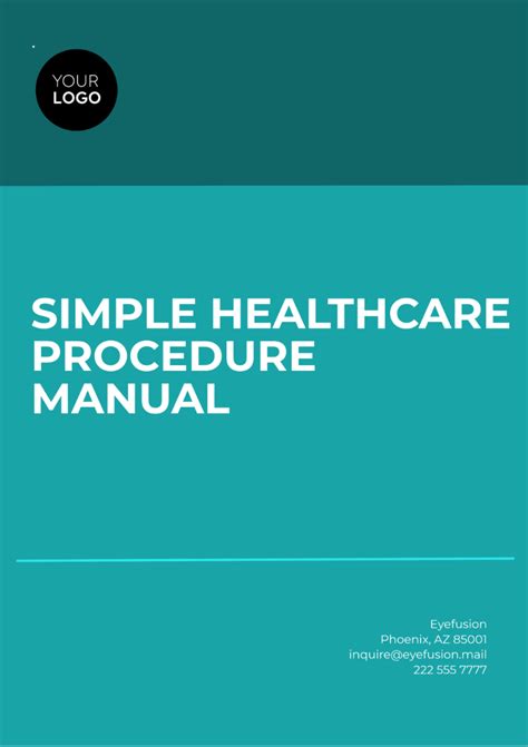 simple procedure manual examples