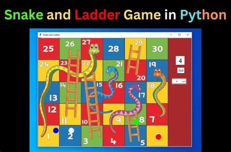 simple python code for snake and ladder game