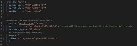 simple terraform code to create ec2 instance