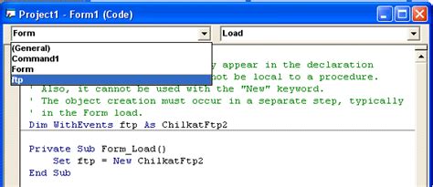 simple visual basic code example