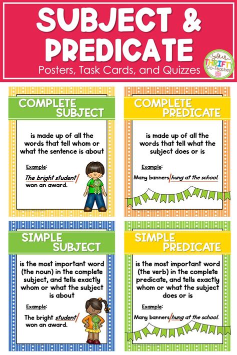 simple vs complete subject and predicate