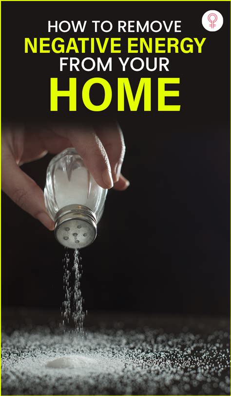 simple ways to remove negative energy from home