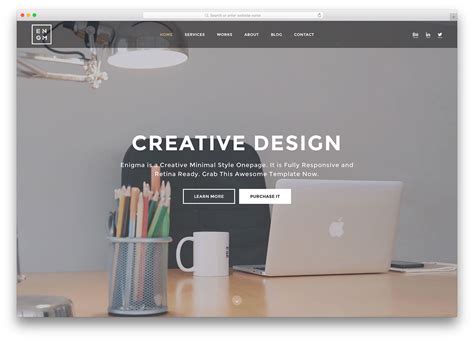 simple website format example