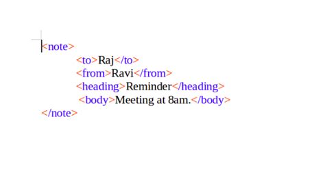 simple xml example