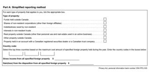 simplified reporting method