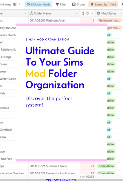 sims 4 mod folder setup