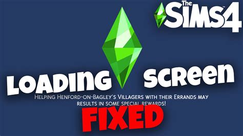 sims 4 stuck on loading screen travel