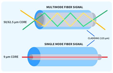 Single mode vs multimode fiber