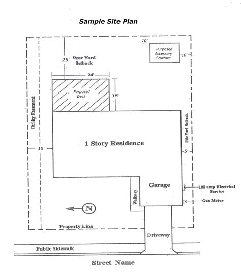 site layout plan example pdf