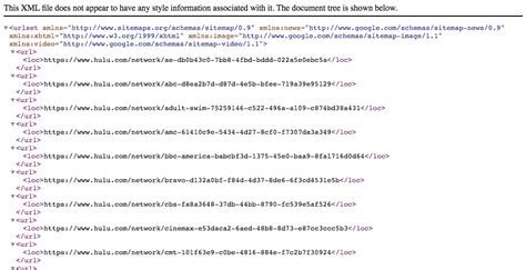 site list xml example