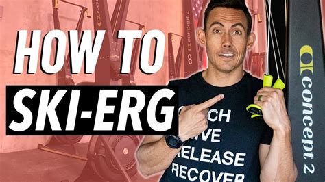 ski erg technique for beginners
