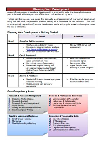 skill development plan example pdf