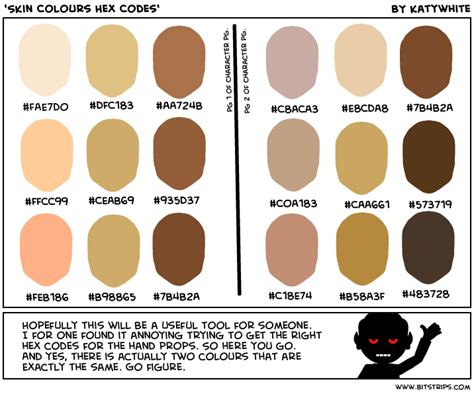 skin colors hex code
