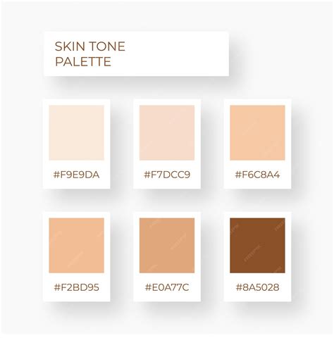 skin colour code in canva