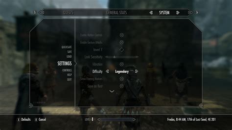 Skyrim Legendary Difficulty Walkthrough