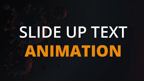 slide up text animation css codepen
