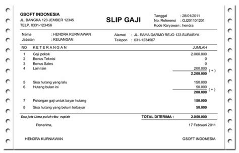 slip gaji 4