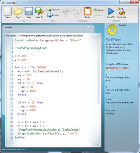 small basic program examples for beginners