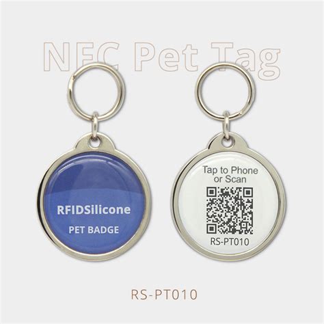 smart pet tag with qr code